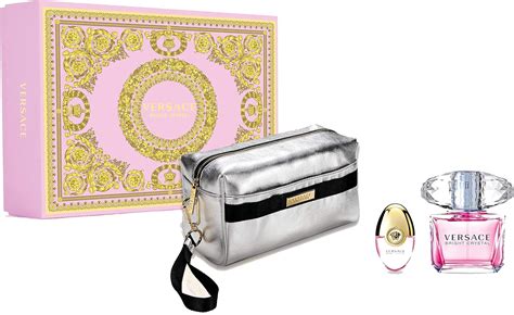 versace bright crystal gift set with backpack